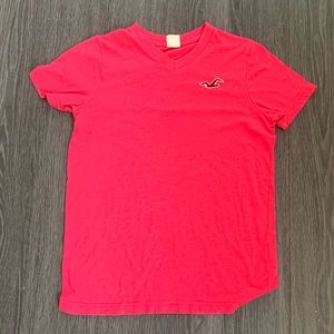 Pink Hollister V-neck